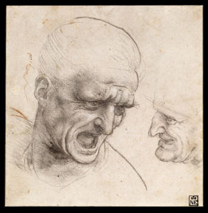 467px-Leonardo_da_Vinci_-_Study_of_Two_Warriors'_Heads_for_the_Battle_of_Anghiari_-_Google_Art_Project